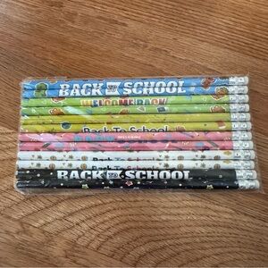 🔴 12 Back to School Pencils